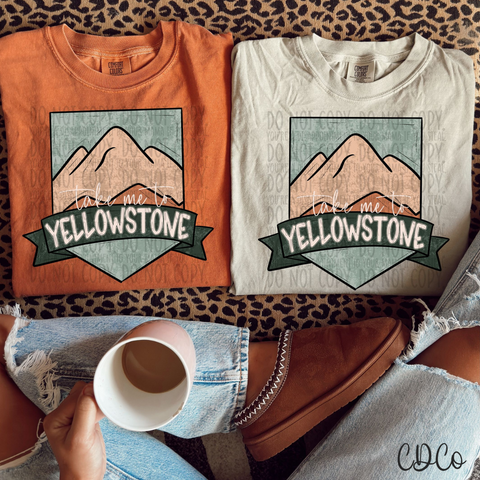 Take Me To Mountains DTF