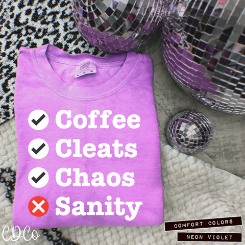 Coffee Cleats Chaos -  7767 DTF