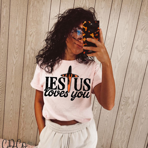 Jesus Loves You 4690 DTF