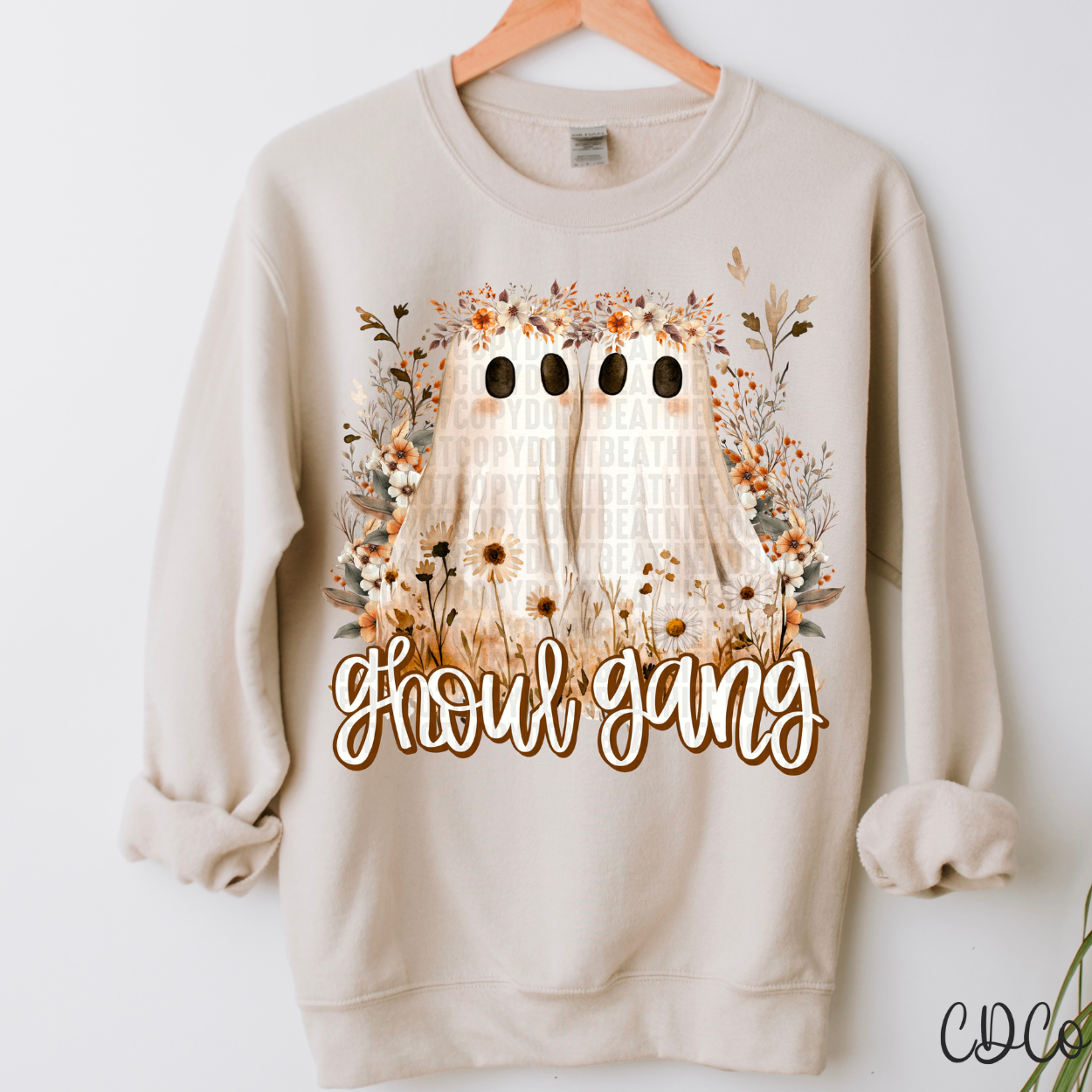 Ghoul Gang Ghost Flowers 7044 DTF