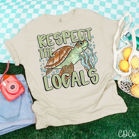 Respect The Locals Turtle 6170 DTF
