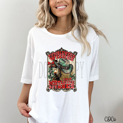 Tumbleweed Wishes & Mistletoe Kisses DTF