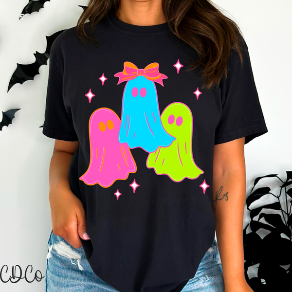 Neon/Bright Ghosts DTF *color will vary, see IRL*