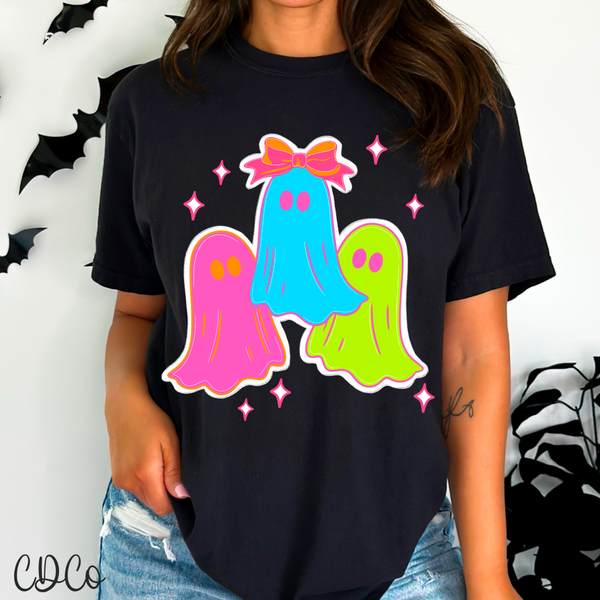 Neon/Bright Ghosts DTF *color will vary, see IRL*