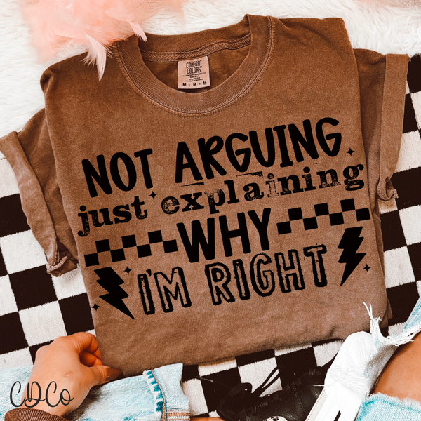 Not Arguing DTF