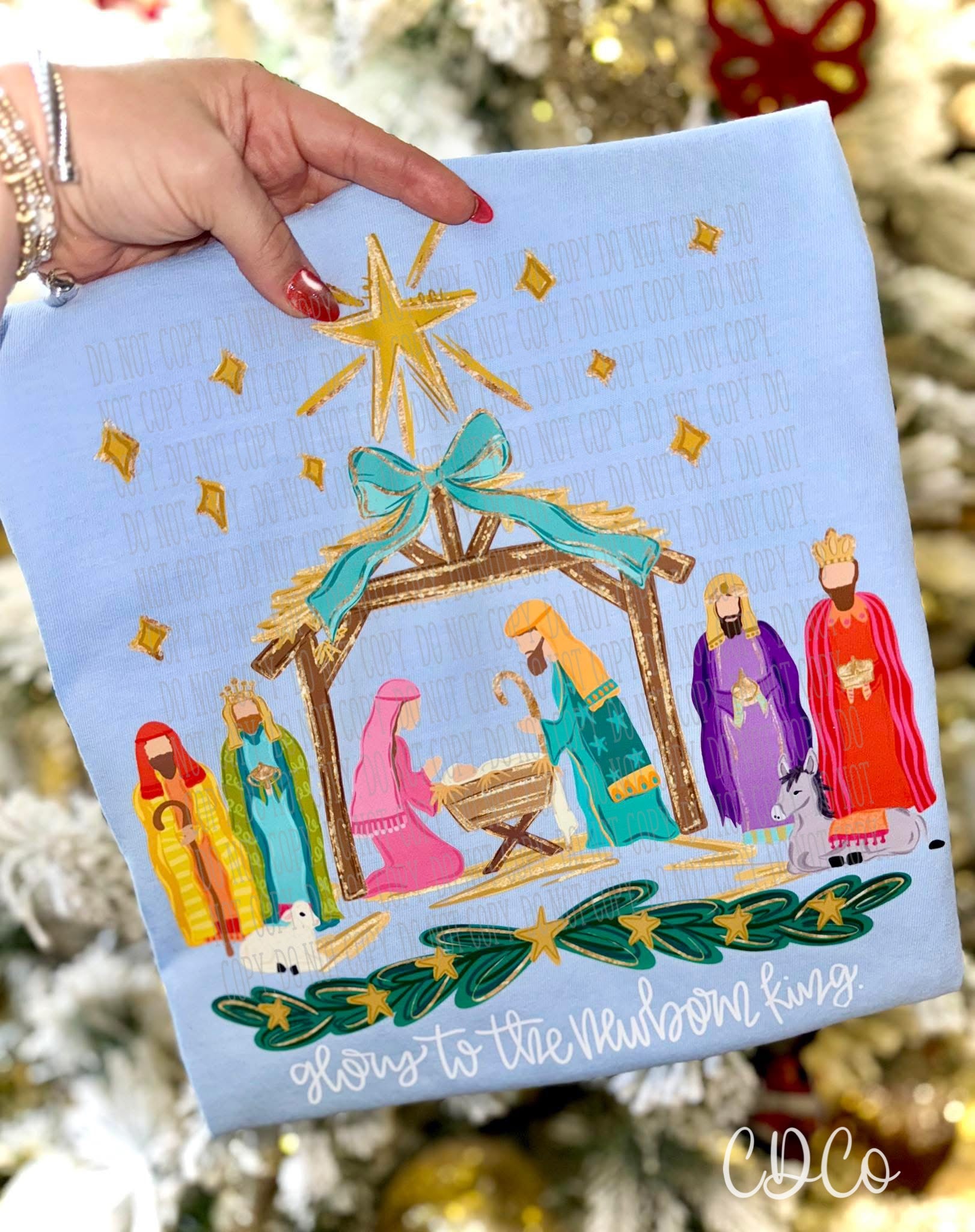 Glory to the Newborn King 10098 DTF