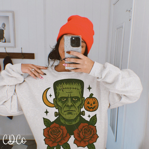 Halloween Vintage Tattoo Frankenstein - 5805 DTF