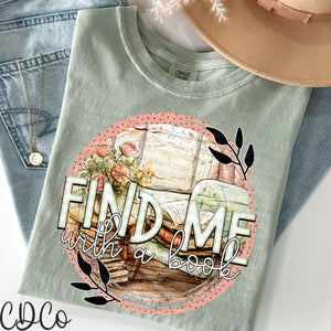 Find Me With A Book 4113 DTF