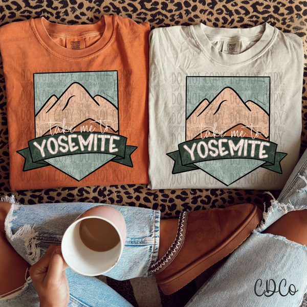 Take Me To Mountains DTF