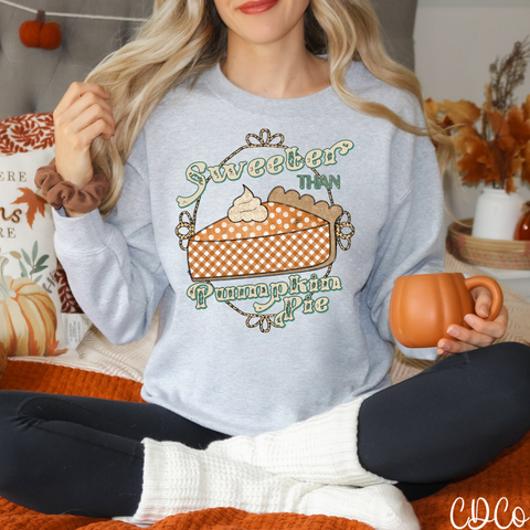 Sweeter Than Pumpkin Pie - 7156 DTF