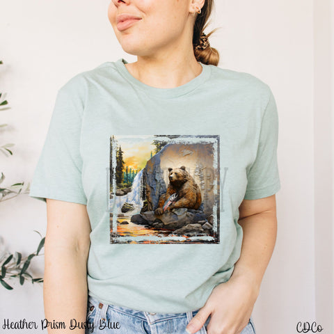 Alaskan Bear Scene DTF