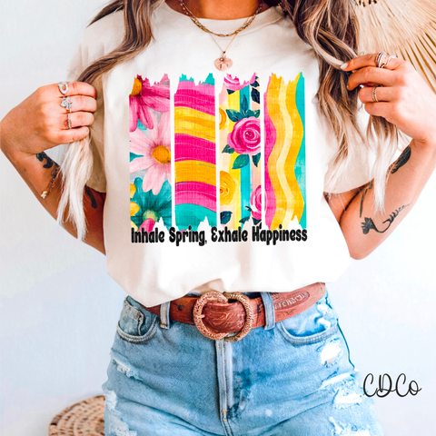 Just going With The Flow Floral 4377 DTF