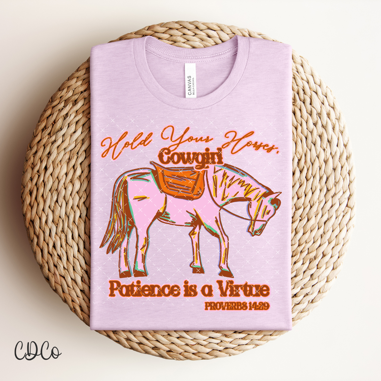 Hold Your Horses Cowgirl 4206 DTF