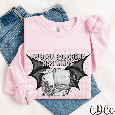 Book Boyfriend Has Wings 4057 DTF
