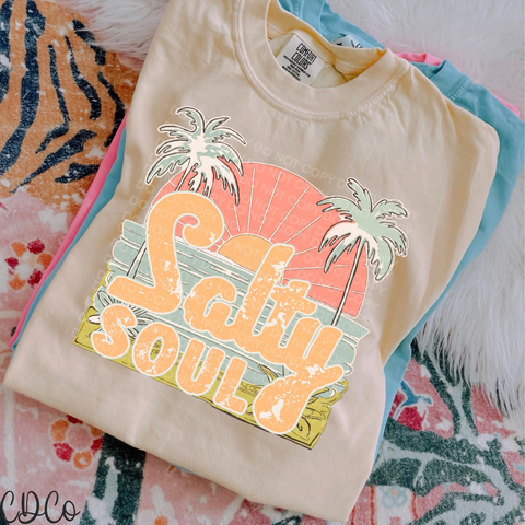 Salty Soul Palms 4544 DTF