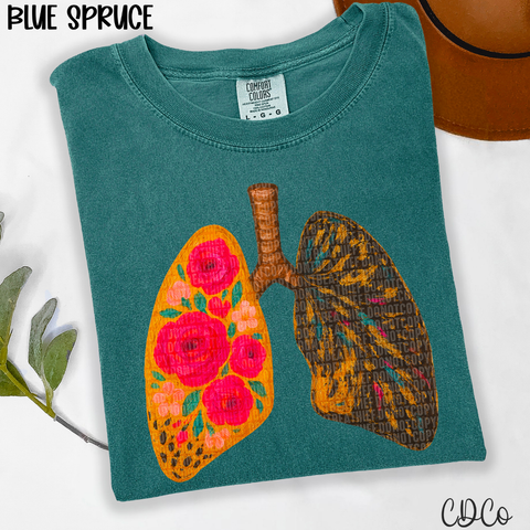 Floral Lungs 4246 DTF