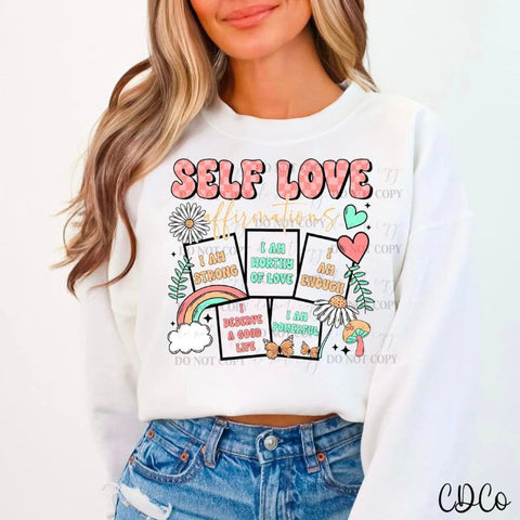 Self Love Affirmations DTF