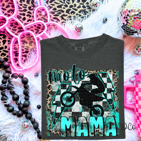 Moto Mama Blue 4385 DTF