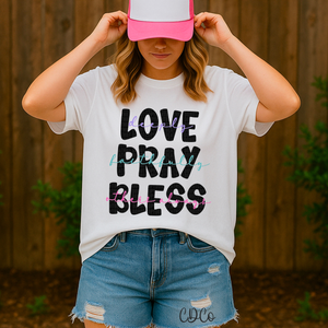 Love Pray Bless 4312 DTF