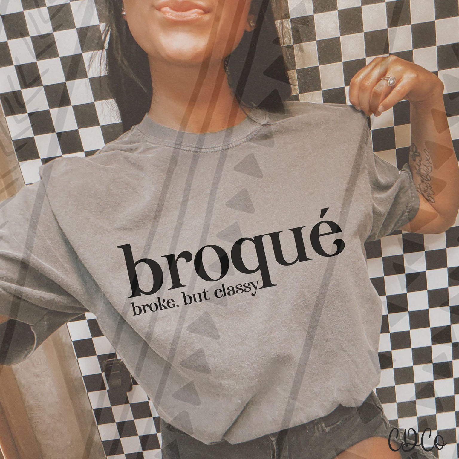 Broque Black 3355 DTF