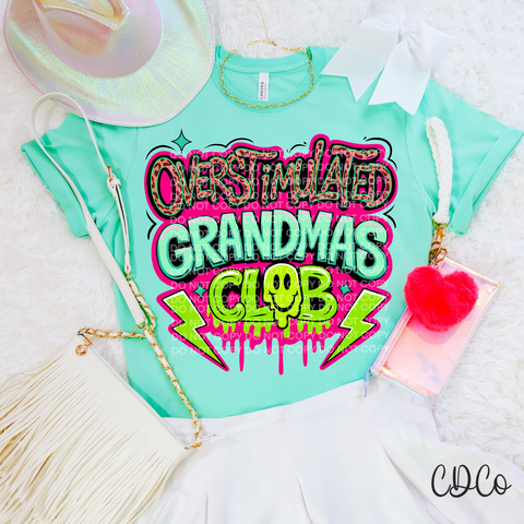 Overestimated Grandmas Club  4558 DTF
