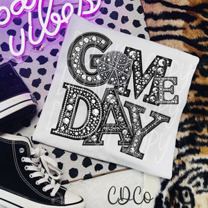 Faux Bling Game Day Basketball DTF