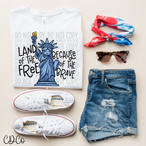 Land Of The Free 4872 DTF