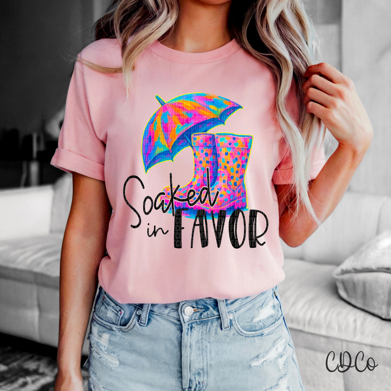 Soaked In Favor  4263 DTF