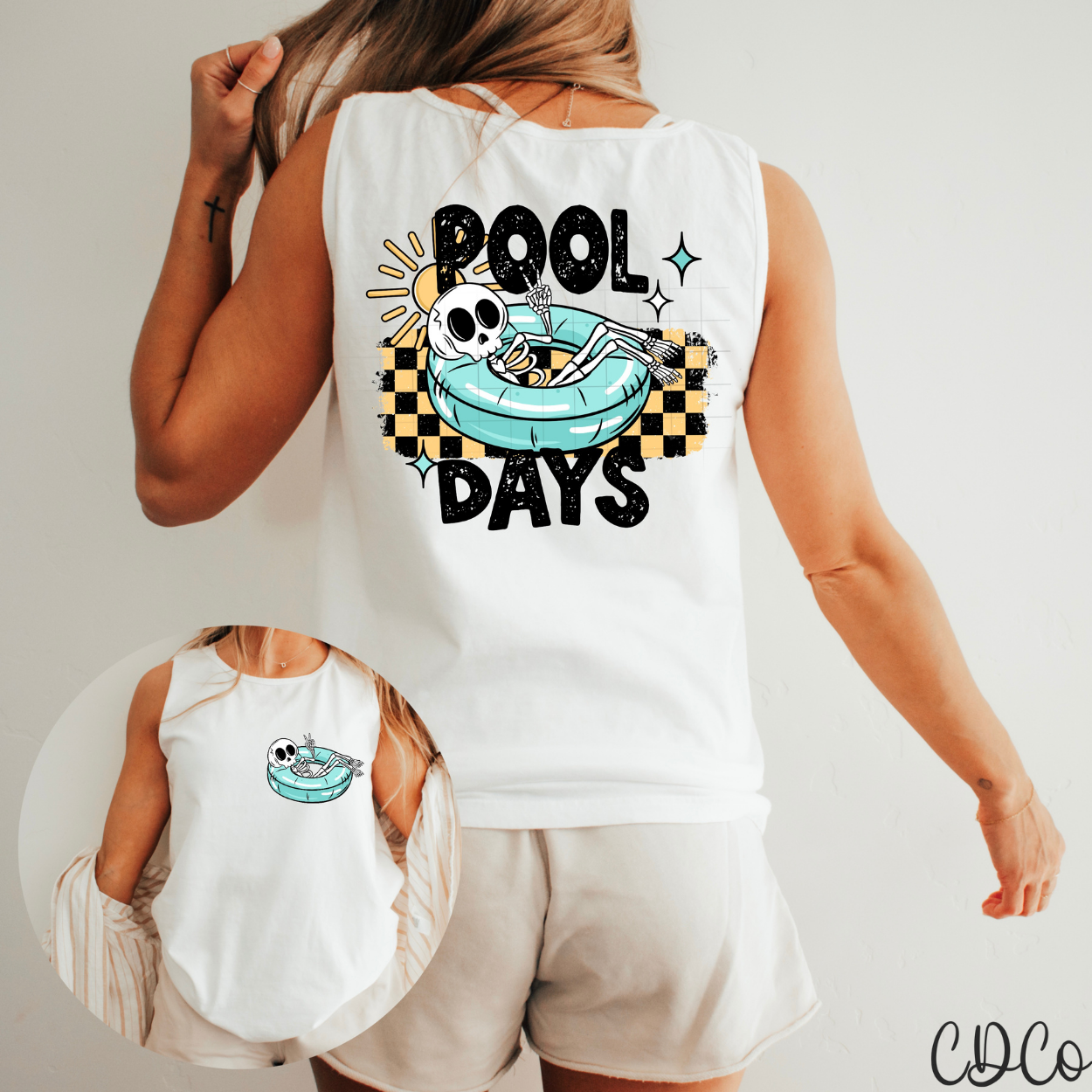 Pool Days w/3.5" pocket 4461 DTF