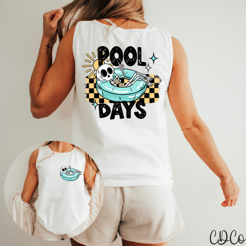 Pool Days w/3.5" pocket 4461 DTF