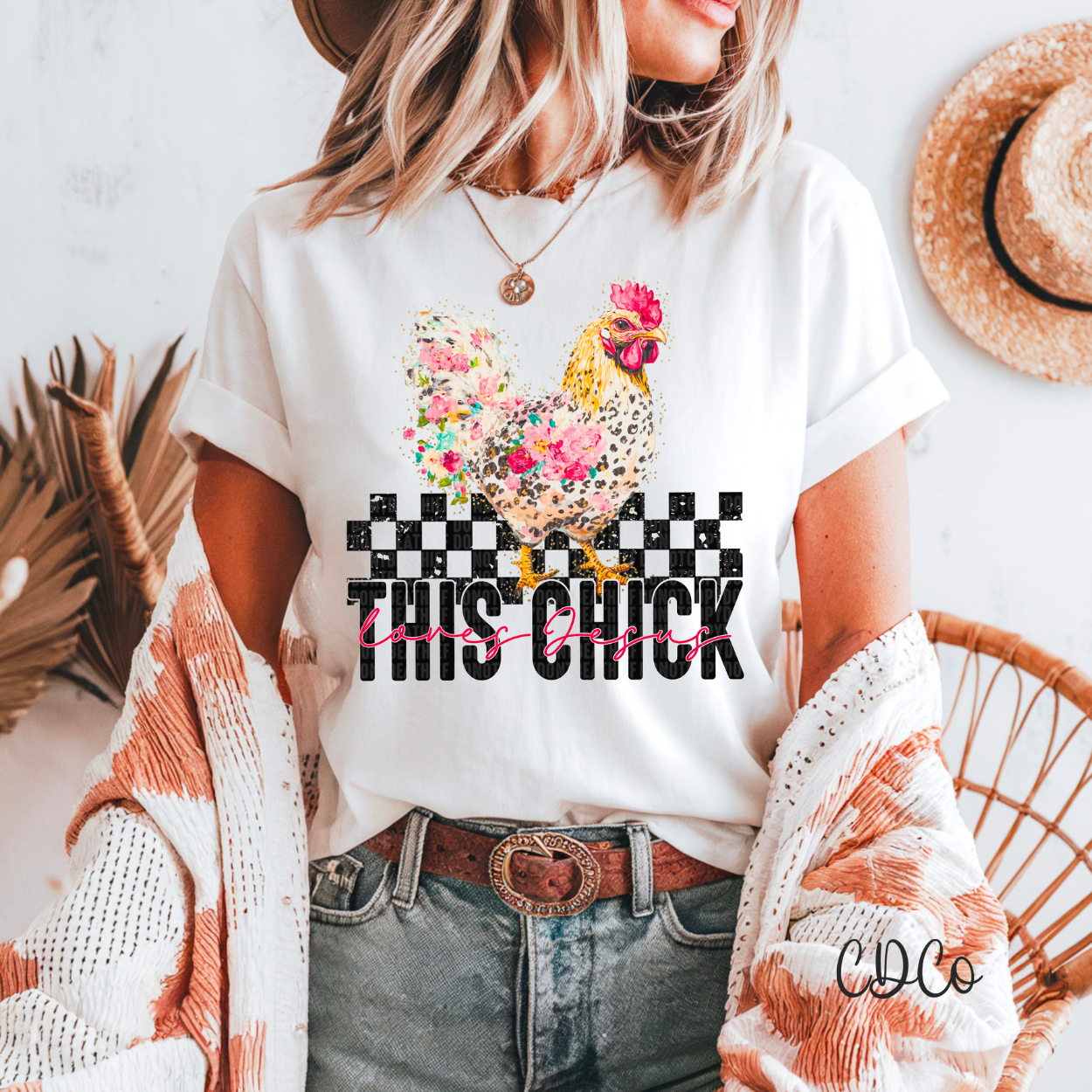 This Chick Loves Jesus 4268 DTF