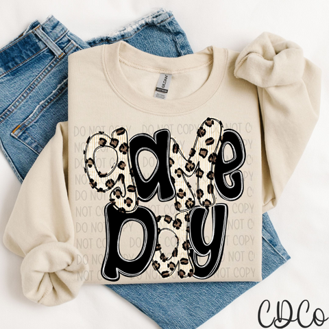 Game Day Leopard Print 4060 DTF