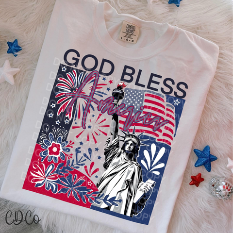 God Bless America 4578 DTF