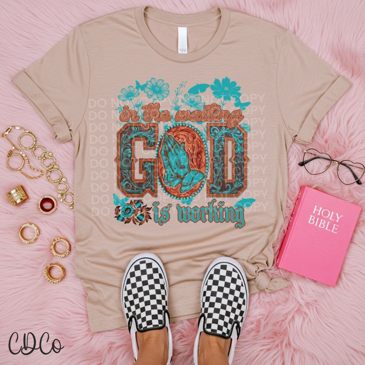 In The Waiting God Is Working 4580 DTF