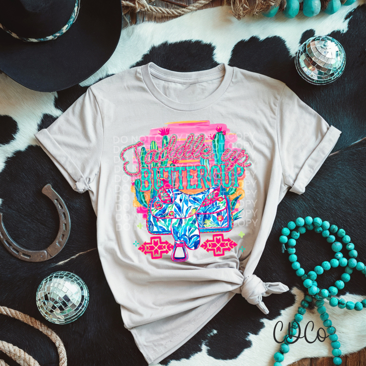 Saddle Up Buttercup 4585 DTF