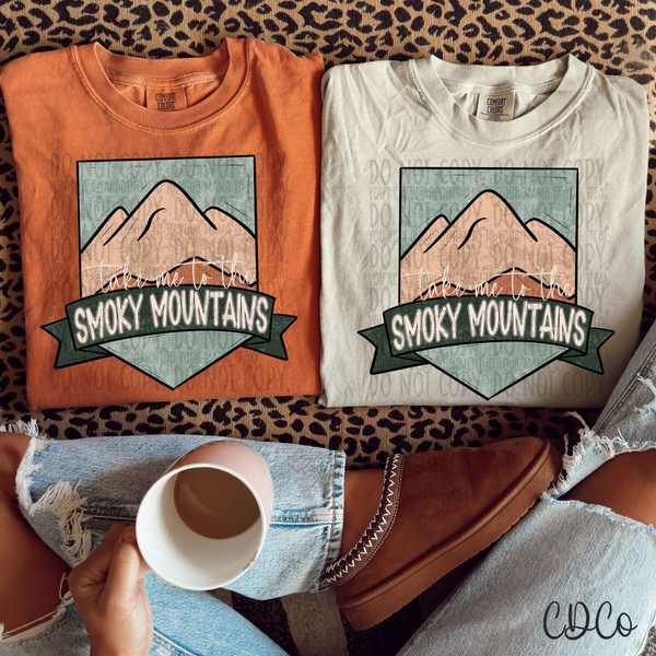 Take Me To Mountains DTF