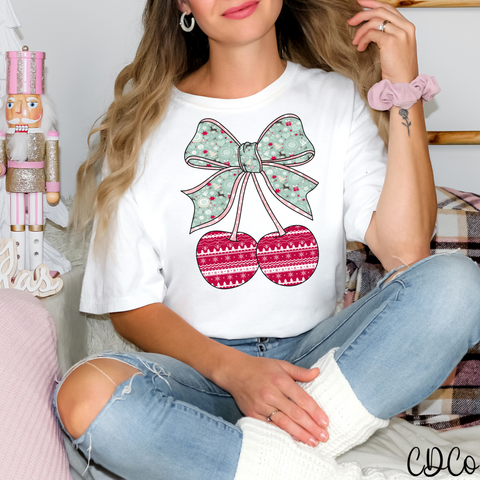 Ugly Sweater Cherries -  7731 DTF
