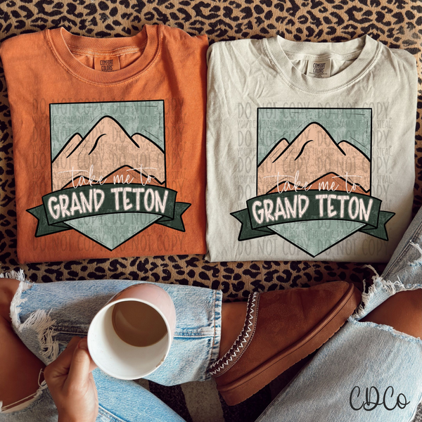 Take Me To Mountains DTF