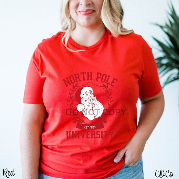North Pole Red DTF