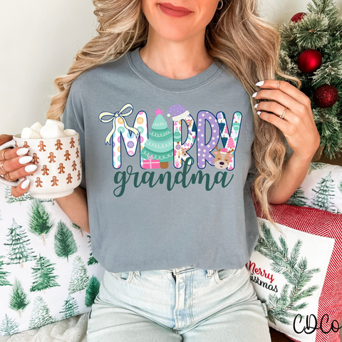 Merry Grandma -  7754 DTF
