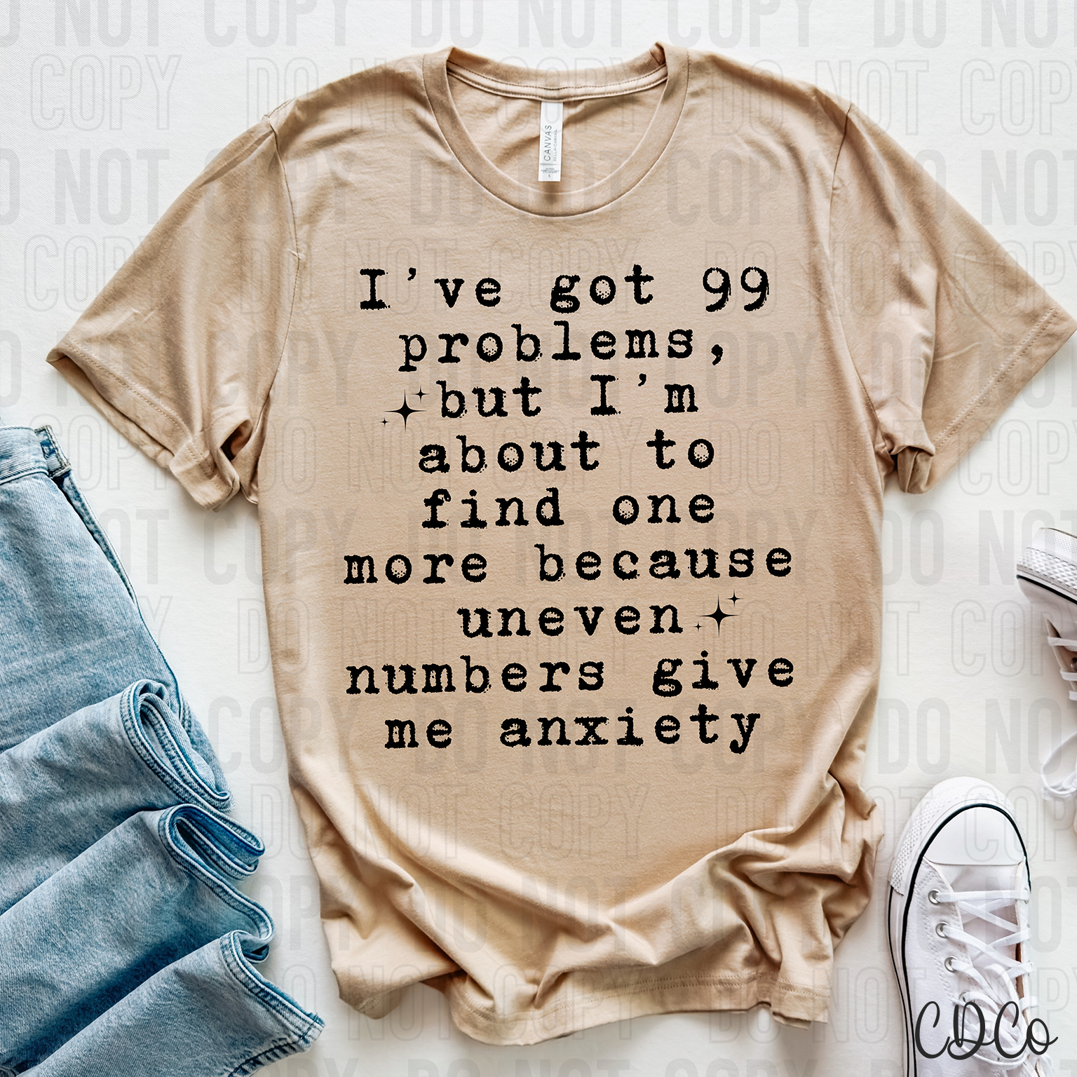 I've Got 99 Problems Anxiety 6285 DTF