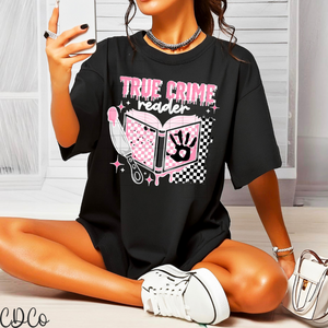 True Crime Reader White 4657 DTF
