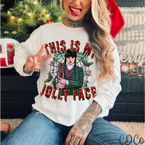 This Is My Jolly Face DTF