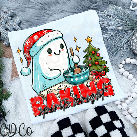 Baking Spirits Bright Ghostie DTF