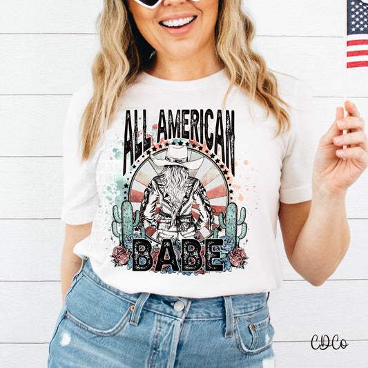 All American Babe Cactus DTF