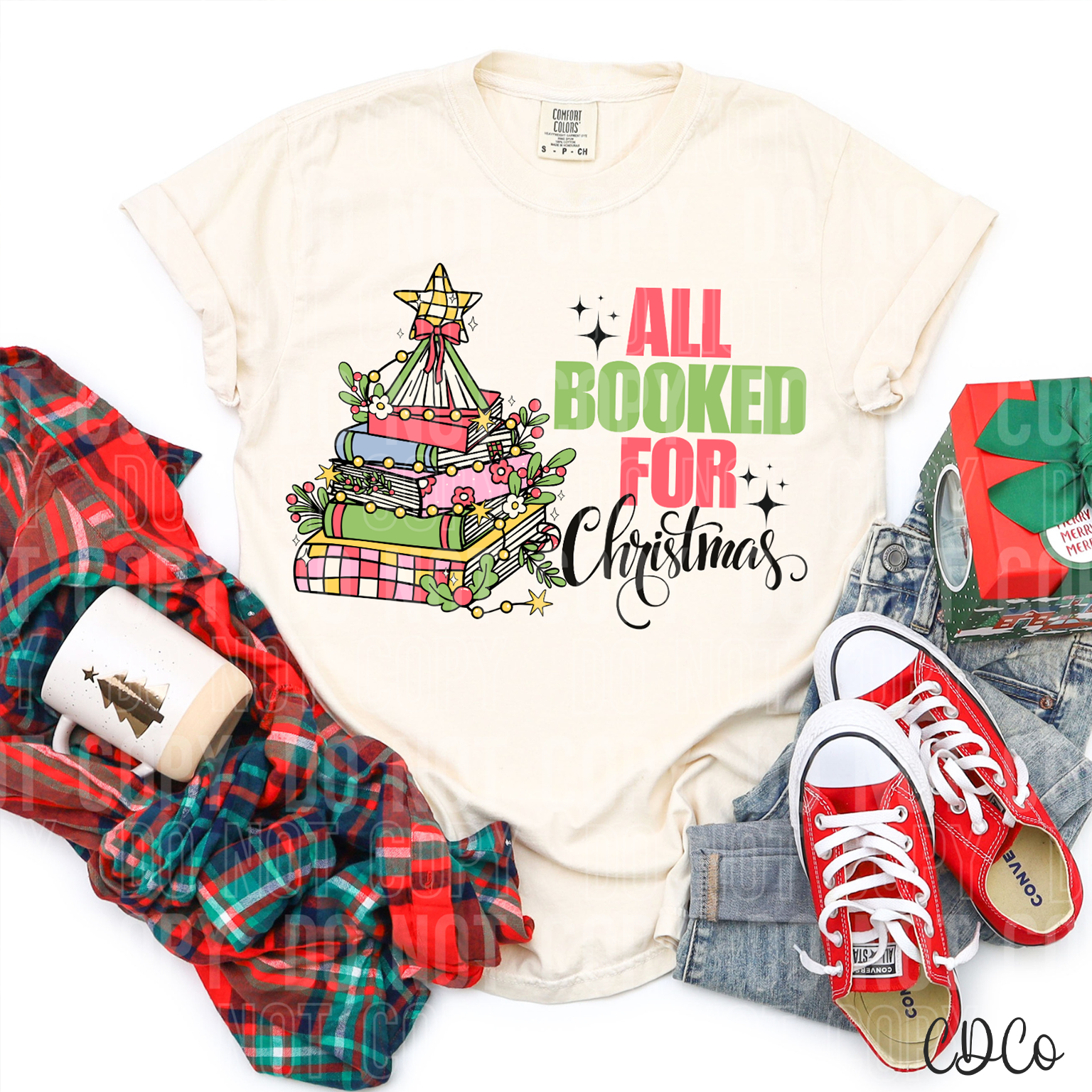 All Booked For Christmas 3227 DTF