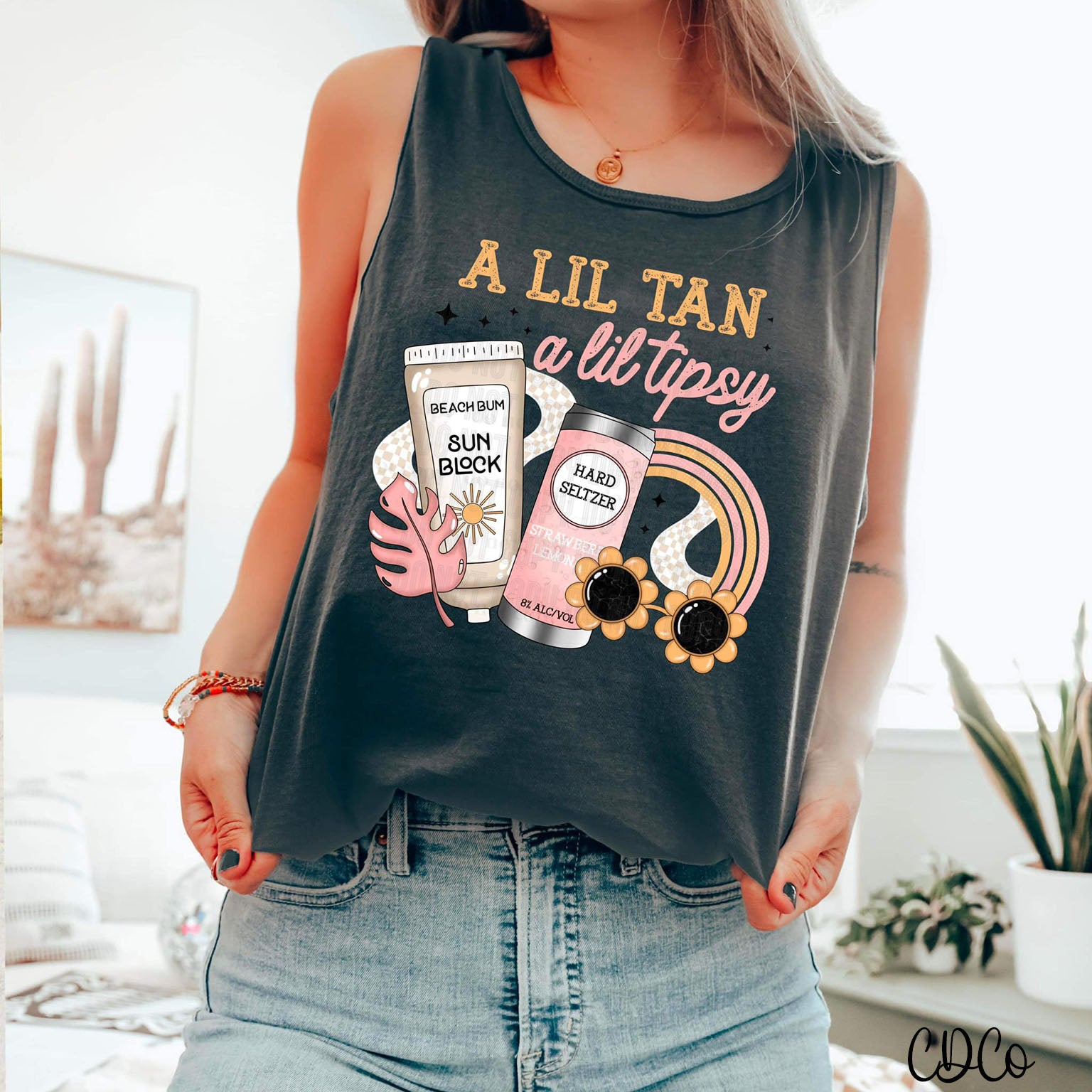 A Lil Tan A Lil Tipsy DTF