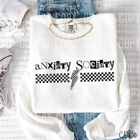 Anxiety Society 6072 DTF