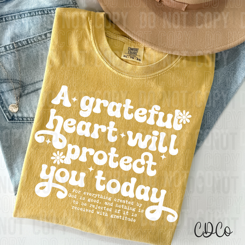 A Grateful Heart / White 6640 DTF