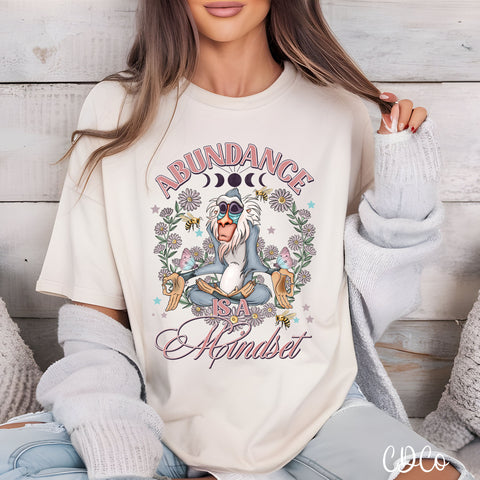 Abundance is a Mindset Bees Butterflies DTF